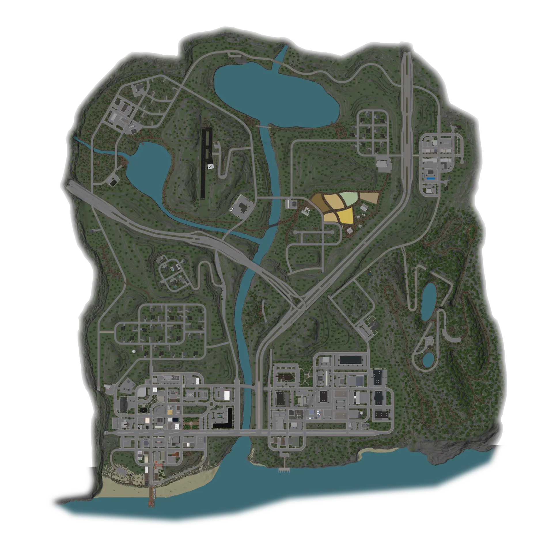 Updated ER:LC map