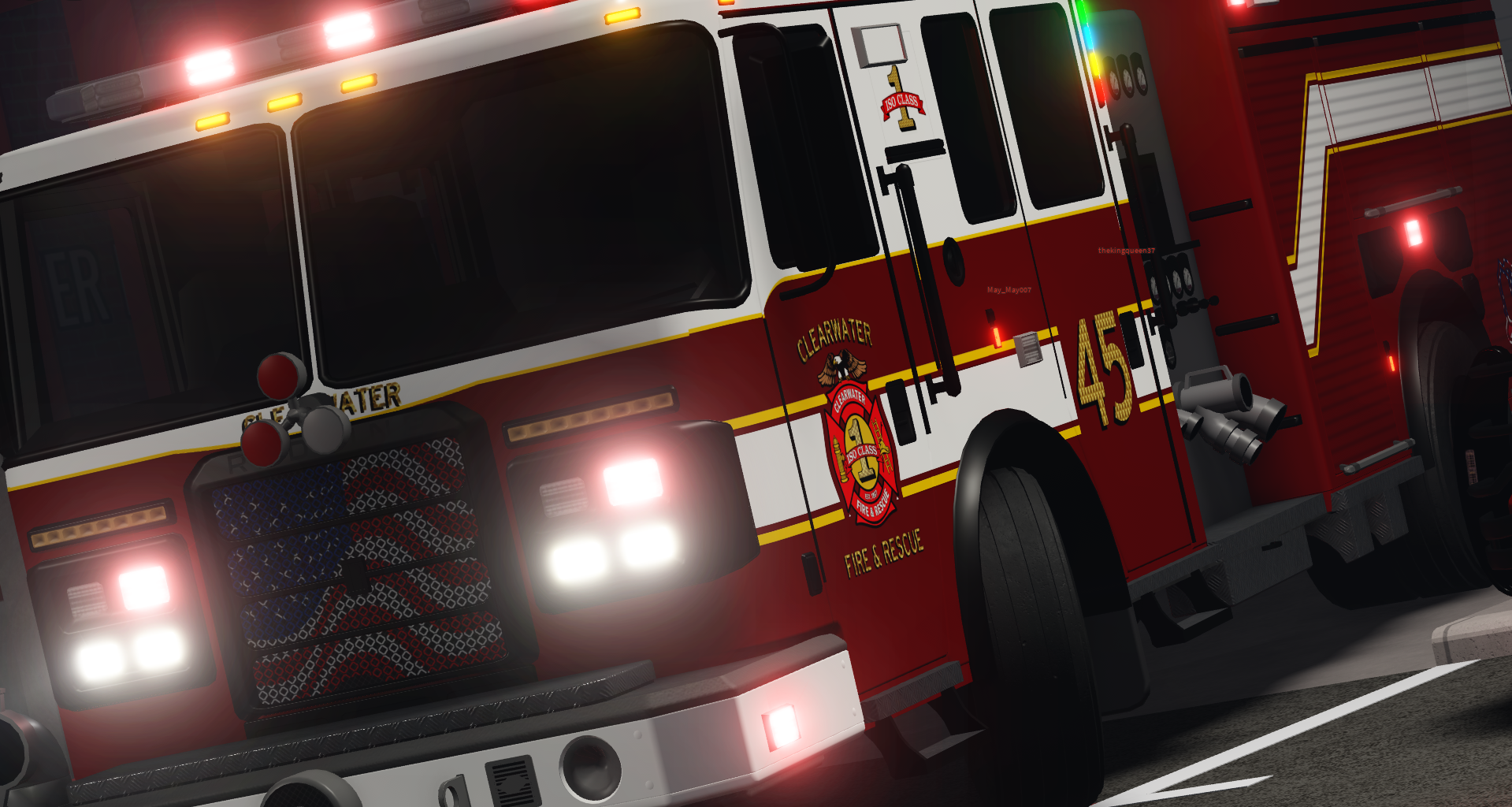 Clearwater Fire & Rescue engine
